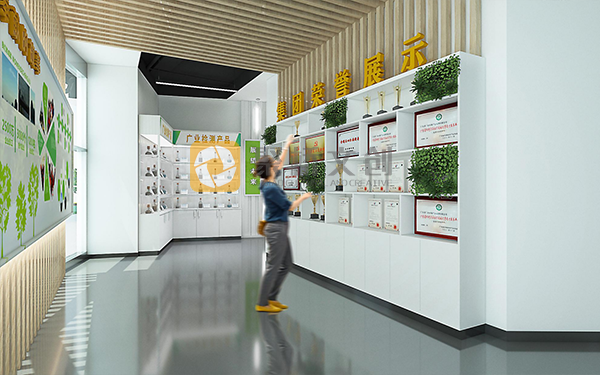 生物醫藥企業品牌展廳設計，企業品牌展廳設計，展廳設計