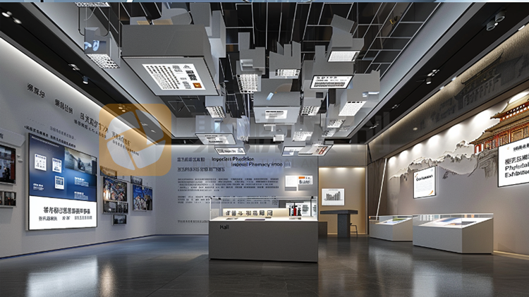佛山芯片制造企業(yè)文化展廳設計
